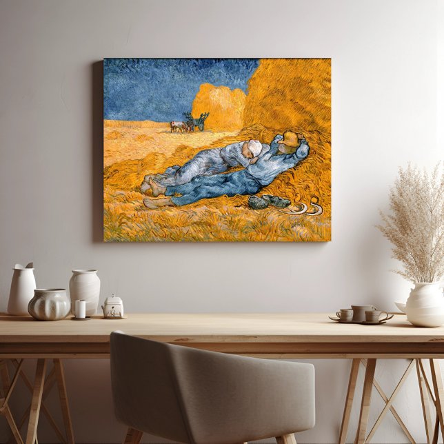 Noon, rest from work by Vincent Van Gogh  Poster (Creator Uploaded)
