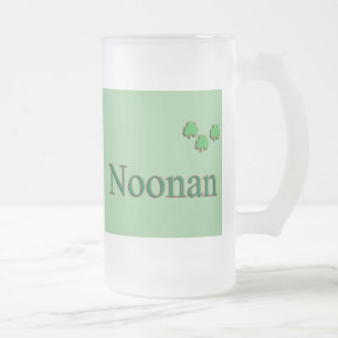 Noonan Family Frosted Glass Beer Mug