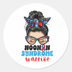 Noonan Syndrome Mum Support Noonan Syndrome Awaren Classic Round Sticker