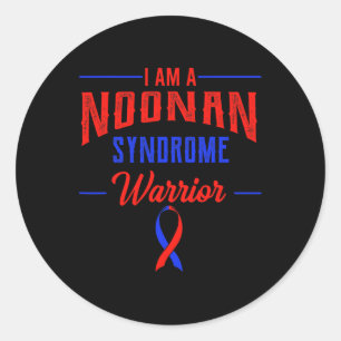 Noonan Syndrome Warrior Male Turner Ms Turner-like Classic Round Sticker