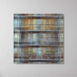 Noontide, South Olive Street, Los Angeles Canvas Print