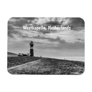 Noorderhooft Lighthouse, Westkapelle, Netherlands Magnet