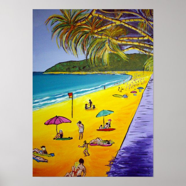 Noosa Beach Poster (Front)