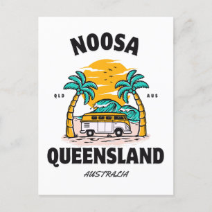 Noosa beach Queensland Postcard