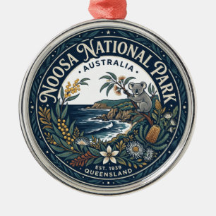 Noosa National Park Australia Metal Tree Decoration