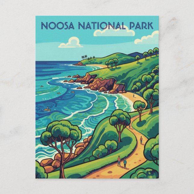 Noosa National Park Australia Travel Postcard (Front)