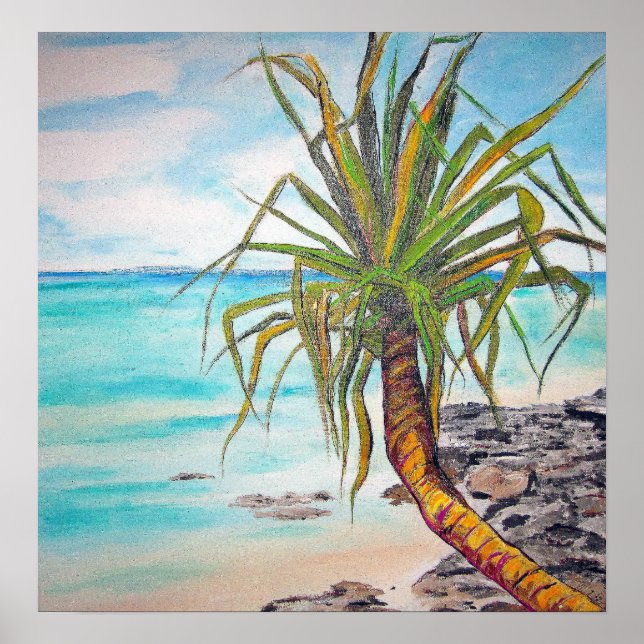 Noosa Pandanas Poster (Front)