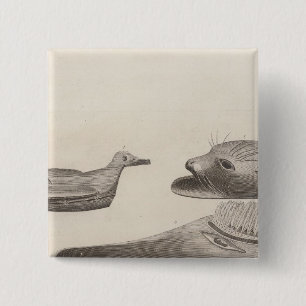 Nootka articles, British Columbia 15 Cm Square Badge