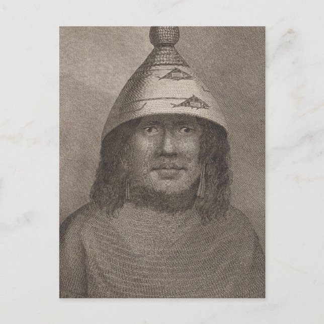 Nootka Woman, British Columbia Postcard (Front)