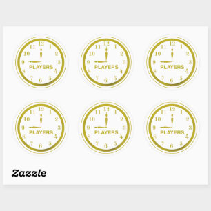 NOP Clock Logo stickers