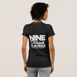 NOP White Clock Logo t-shirt
