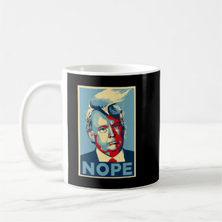 Nope, Anti Trump Trump Hair.png Coffee Mug