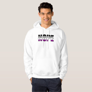 Nope Asexual Pride Flag Ace Pride Hoodie