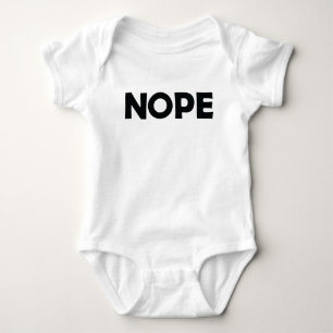 NOPE BABY BODYSUIT