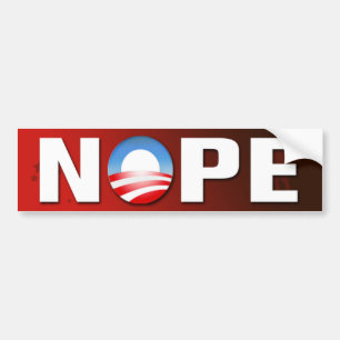 NOPE Bumper Sticker