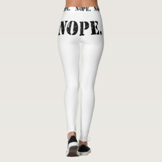 NOPE. Butt Print Yoga pants