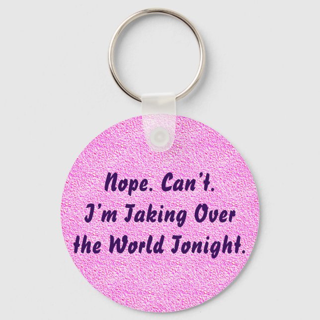 Nope. Can’t Key Ring (Front)