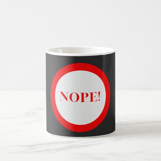Nope! Coffee Mug (Center)