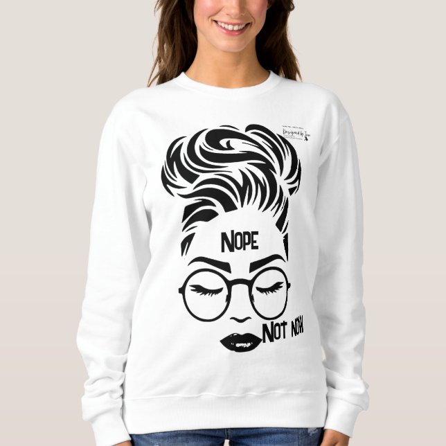 Nope Crewneck Sweater (Front)