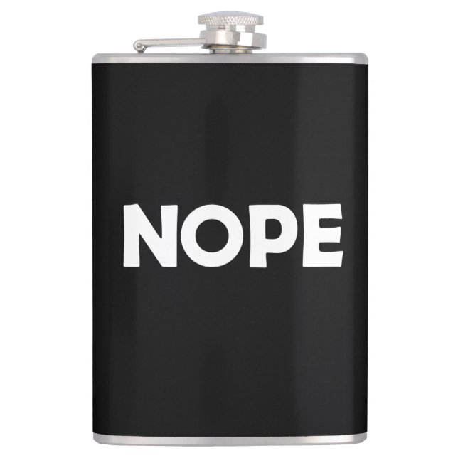 NOPE HIP FLASK (Front)