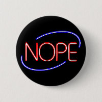 NOPE in the style of a Neon Open Sign