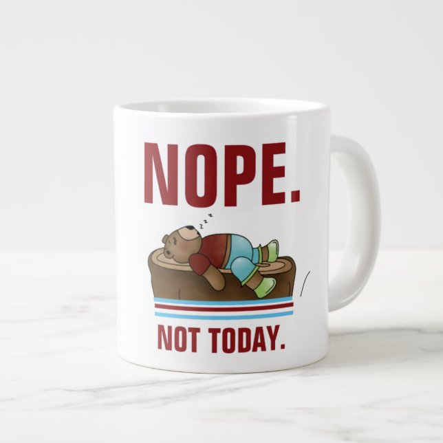 Nope - Jumbo Mug (Front Right)