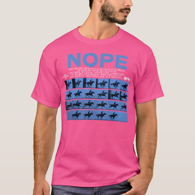 Nope Muybridge Horse T-Shirt (Front)