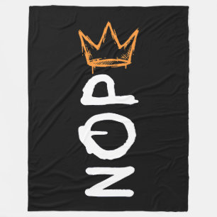 Nope No Kings America Democracy Anti-Trump I Fleece Blanket