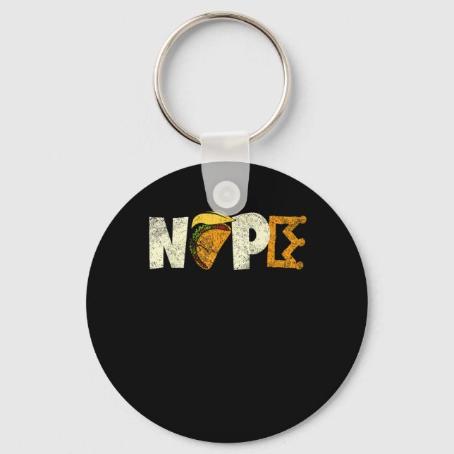 Nope No Kings In America We The People Political  Key Ring (Front)