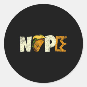 Nope No Kings In America We The People Political M Classic Round Sticker