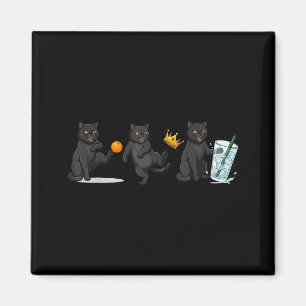 Nope no kings no ice cat funny political meme magnet