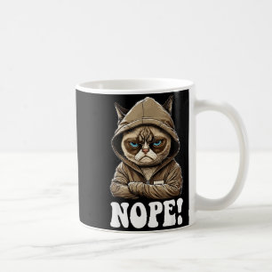Nope! Nope - Employee Work Colleagues Teenager Cat Coffee Mug