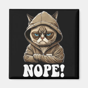 Nope! Nope - Employee Work Colleagues Teenager Cat Magnet