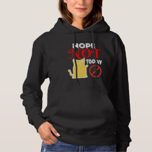 Nope Not Today Cat Lazy Cat For Men Women Kids Hoodie