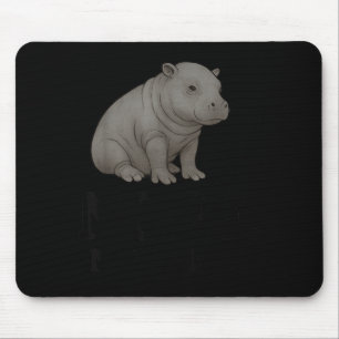 Nope Not Today Cute Mars The Hip Funny Lazy Quote Mouse Mat