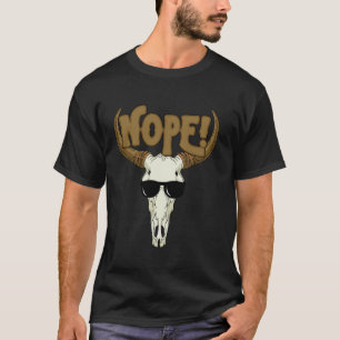 Nope Not Today Funny Farmers Nope Cow Lover Graphi T-Shirt