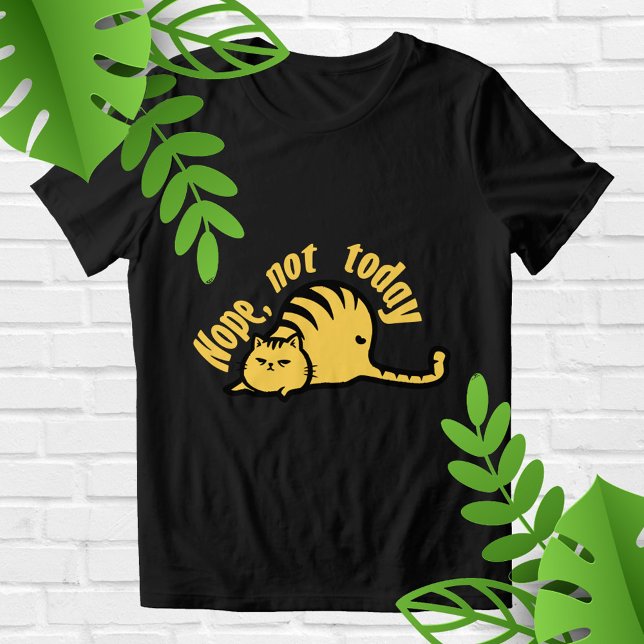 Nope not today  Tri-Blend shirt (Creator Uploaded)