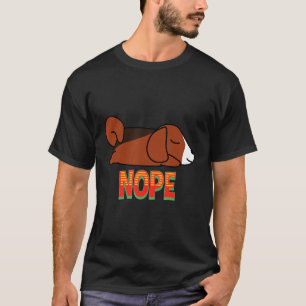 Nope Sleeping Beagle T-Shirt