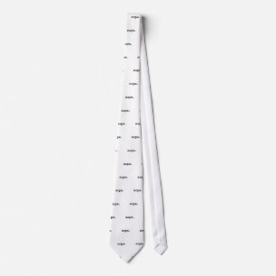 nope. tie