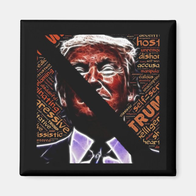 Nope to Donald Trump as President Magnet (Front)