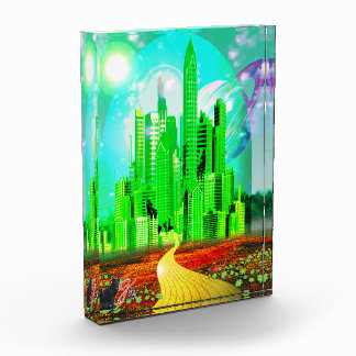 NoPlaceLikeHome Colour Illustration Acrylic Block