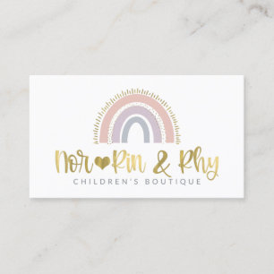 Nor Rin & Rhy Boutique - Not Editable Template Business Card