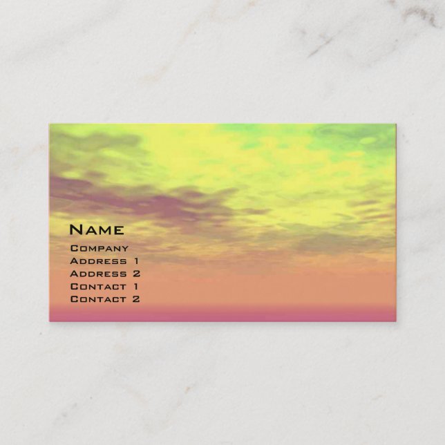 NORA, BACK TO THE FUTURE ,Science Fiction,Sci-Fi Business Card (Front)
