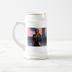 NORA CYBER WARRIOR BEER STEIN