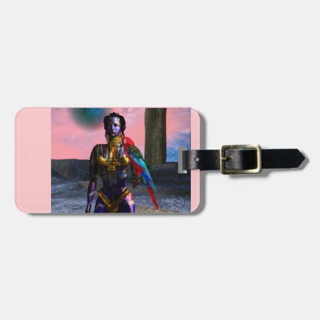 NORA CYBER WARRIOR LUGGAGE TAG (Front Horizontal)