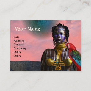 NORA CYBER WARRIOR ,pink,red ,gold yellow Business Card