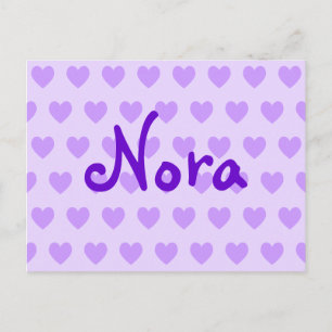 Nora in Purple Postcard