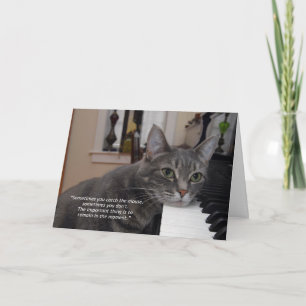 Nora Quote 7"x5" Folded Greeting Card