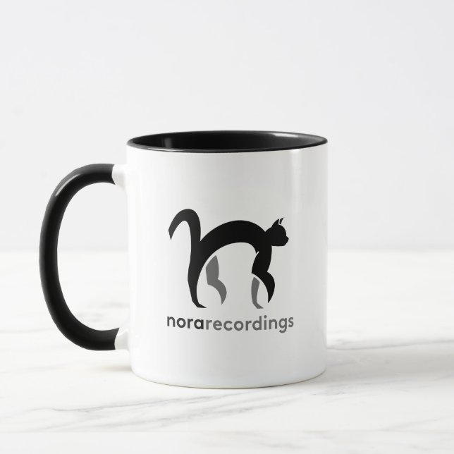 Nora Recordings logo mug (Left)