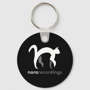 nora recordings logo square black キーホルダー key ring